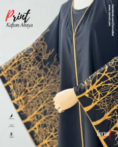 Print Kaftan Abaya (PR001) - Image 3