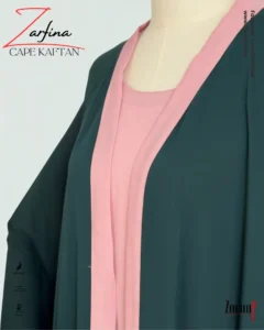 Zarfina Cape-Kaftan (Sea Green) - Image 3