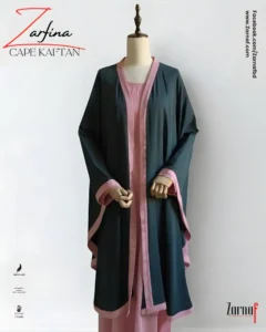 Zarfina Cape-Kaftan (Sea Green)